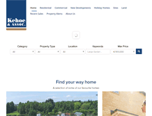 Tablet Screenshot of kehoeproperty.com